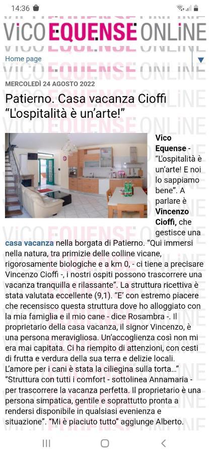 B&B Casa Vacanza Cioffi Vico Equense Buitenkant foto